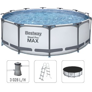 Piscină Bestway STEEL PRO MAX cu pompă de filtrare 366х122 cm 