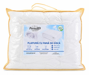 Plapumă cu pene de gâscă 200 x 220 cm 