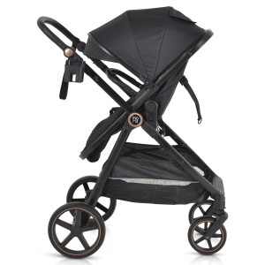 Cărucior 2 în 1 transformabil Moni Tokyo Black
