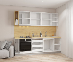 Bucătărie modulară Relaxe Standard Natural 2.4 m 