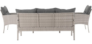 Set de mobilier pentru grădină Tempo Kondela Lalen TK-0000371811 Light Gray/Gray