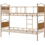 Pat supraetajat pentru copii Evger R-100 90 x 200 cm Cappucino