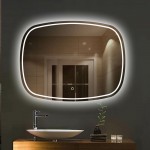 Oglindă cu iluminare LED Aldfreck LED 60x70 cm 