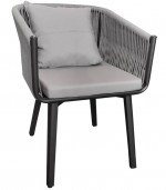 Стул для дачи DP Tulip Grey