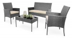 Set de mobilier pentru grădină Villager Rennes Grey