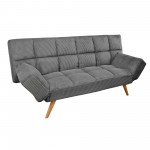 Canapea dreaptă DP LM-58 Catifea Dark Grey