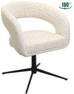 Scaun pentru bucătărie DP Ardus Beige (UF986-26) + Black Legs