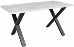 Кухонный стол DP X-Ben 150x80x75 см Бетон/Black