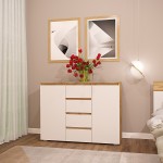 Comoda Yasen Richie 1200 White/Stejar Artisan
