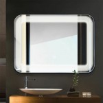 Oglindă cu iluminare LED Afon Beveled Lighted Vanity Mirror 60x70 cm 