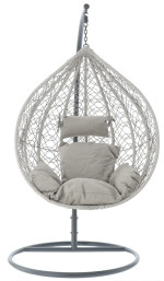Кресло кокон Chomik FAT1012 Light Grey/Grey