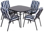 Set de mobilier pentru grădină Villager Veneto Blue/White