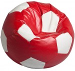 Кресло-мешок Relaxtime Football Medium Red/White