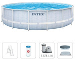Piscină Intex Chevron Prism Frame Premium Pool 488 x 122 cm 