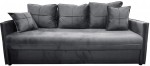 Прямой раскладной диван DP Versali Dark Grey