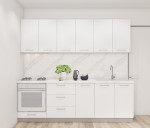 Bucătărie modulară Relaxe Standard Polar 2.4 m 