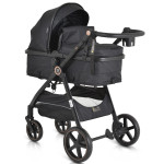 Cărucior 2 în 1 transformabil Moni Tokyo Black