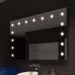 Oglindă cu iluminare LED Hollywood Illuminated Mirror 70x50 cm 