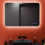 Oglindă cu iluminare LED Bayro Moon 3C 100 x 80 cm 