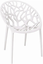 Стул для дачи Sunrise C-58 PP White