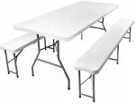 Set de mobilier pentru grădină Gardlov 3257 White