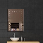 Oglindă cu iluminare LED Carelton Lighted Mirror 60x70 cm 