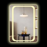 Зеркало с LED подсветкой Ekrem Lighted Bathroom Mirror 70x50 см 